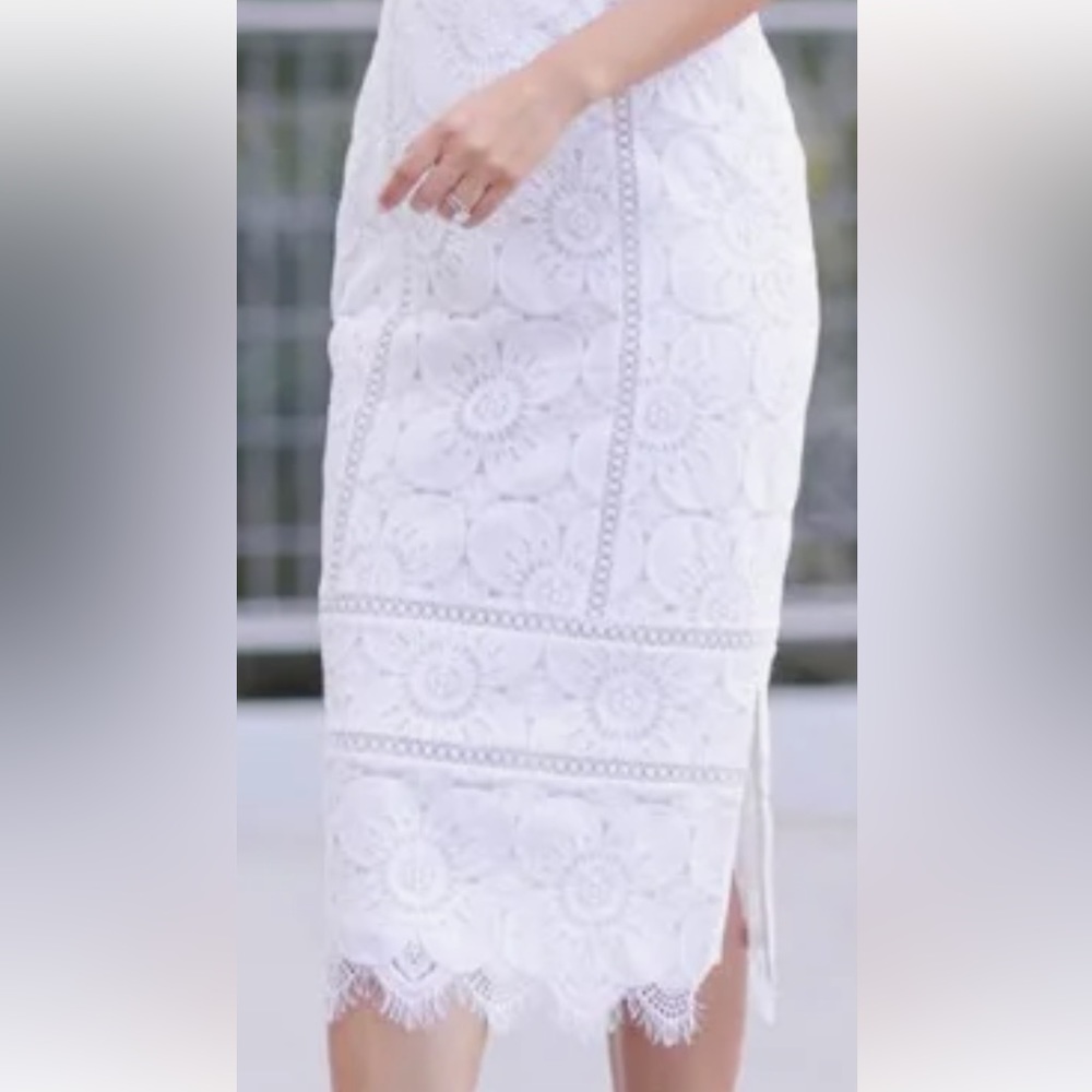 Banana Republic lace skirt 4